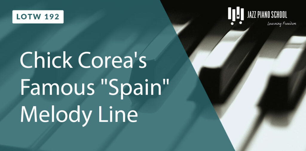 Listen to Chick Corea's Famous "Spain" Melody Line