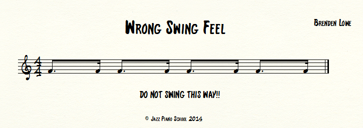 Wrong-swing-feel
