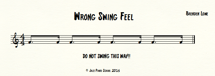 swing feel on tux guitar