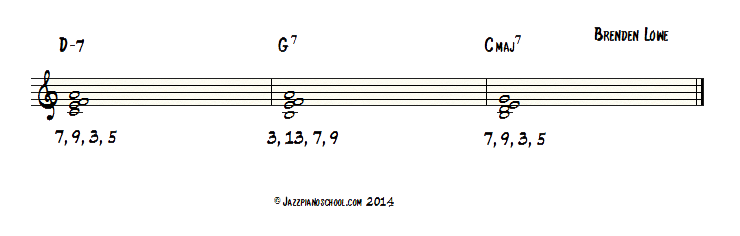 jazz piano rootless voicings 2