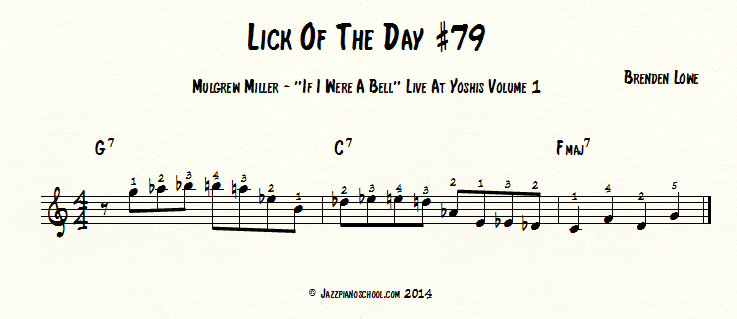 Jazz Piano Lick Of The Day #79 - Mulgrew Miller, 