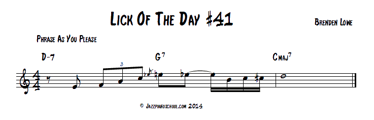 Jazz Piano Lick Of The Day #41 - Ballad Series
