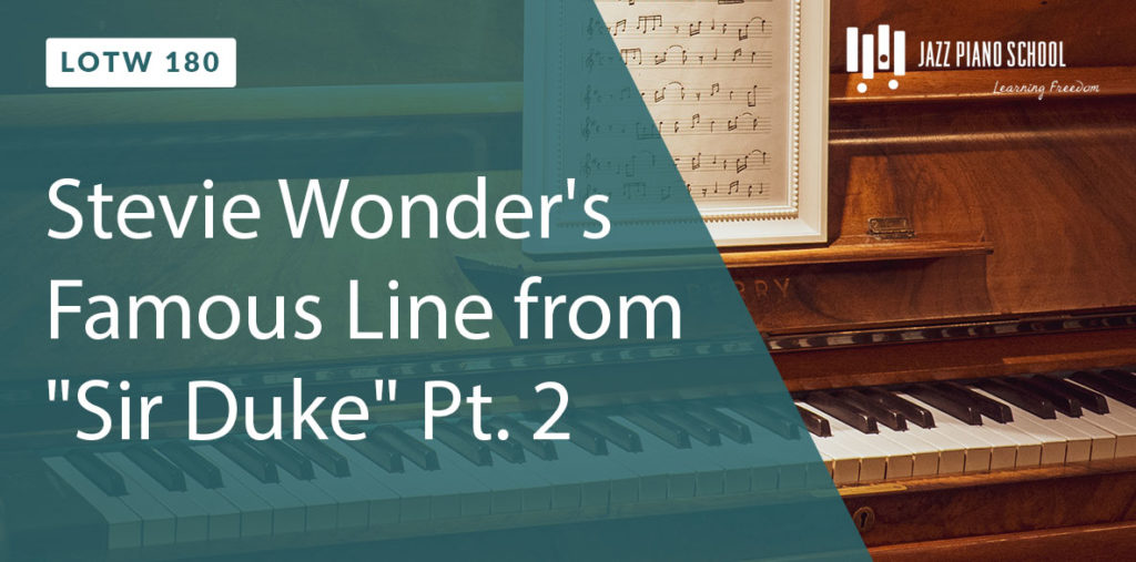 Stevie Wonder's Famous Line from "Sir Duke"