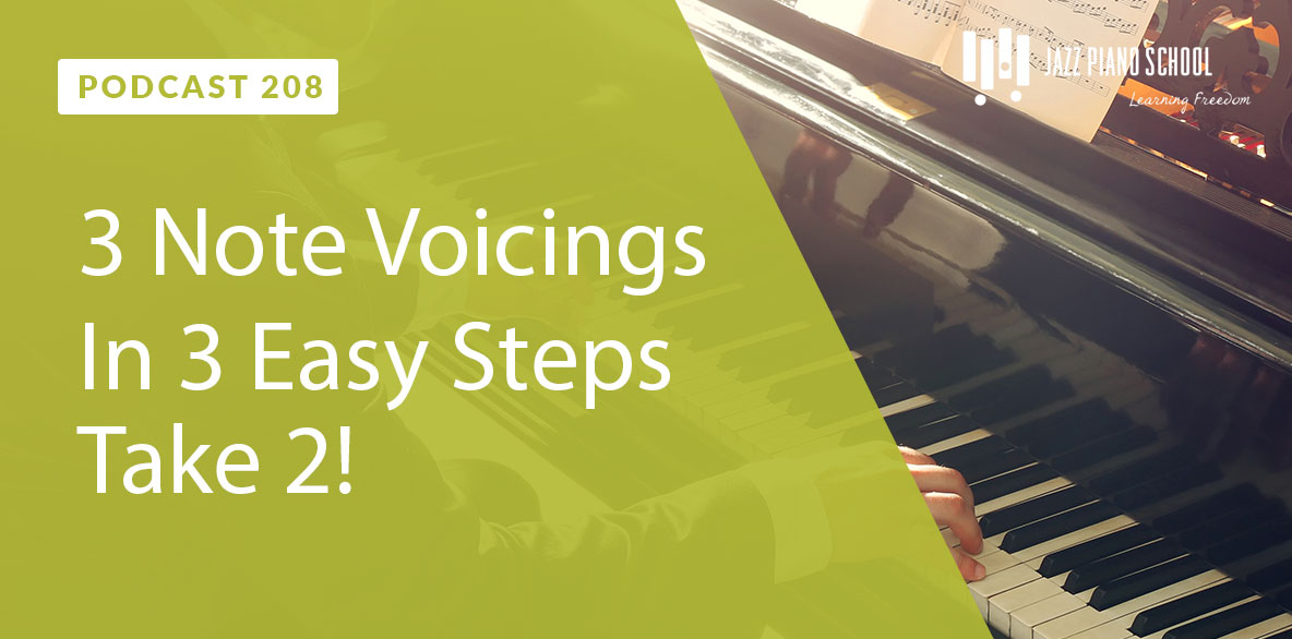 Learn 3 Note Voicings in 3 easy steps take 2