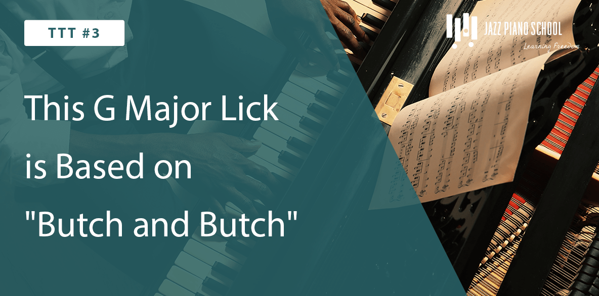 This G Major Lick is Based on "Butch and Butch" - TTT #3